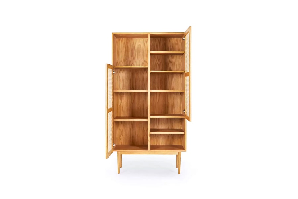 Tủ Quần Áo 2 Cánh Gỗ Sồi (Oak) Ngang 90 Sâu 45 Cao 174 (cm)