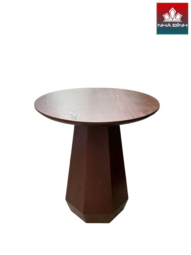 Bàn Ăn Gỗ Sồi Cao 77 Đường Kính 66 (cm)