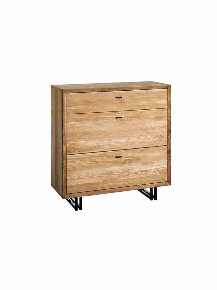 Tủ Giày Gỗ Sồi (Oak) Cao 100 Rộng 104 Sâu 40 (cm)