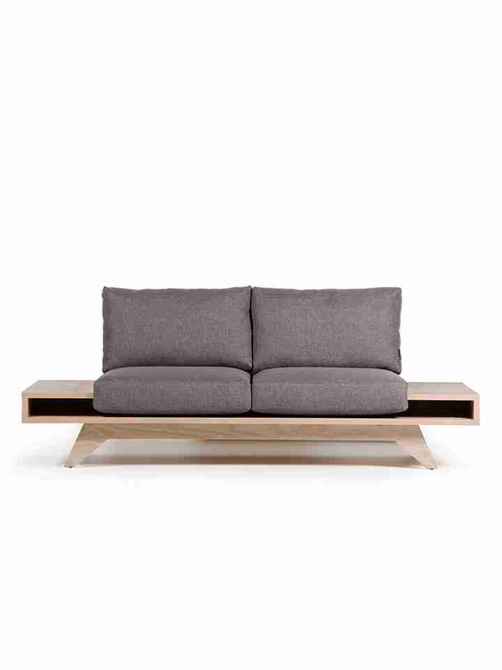 Ghế Sofa Gỗ Sồi (Oak) Cao 80 Rộng 220 Sâu 80 (cm)