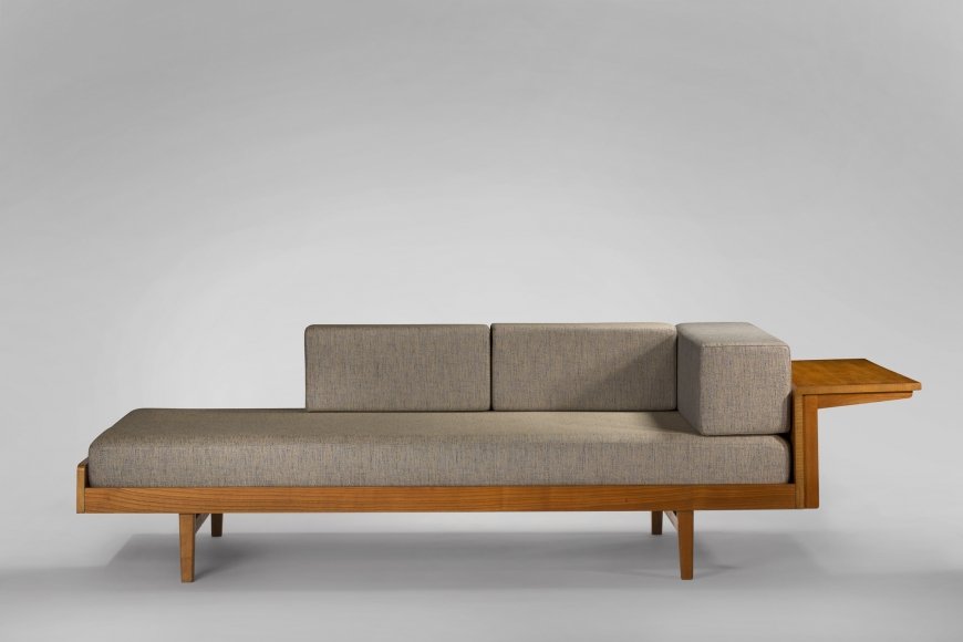 Ghế Sofa Gỗ Sồi (Oak) Cao 55 Rộng 233 Sâu 85 (cm)