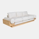 Ghế Sofa Gỗ Sồi (Oak) Cao 80 Rộng 245 Sâu 61 (cm)