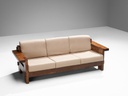 Ghế Sofa Gỗ Sồi (Oak) Cao 76 Rộng 216 Sâu 87 (cm)