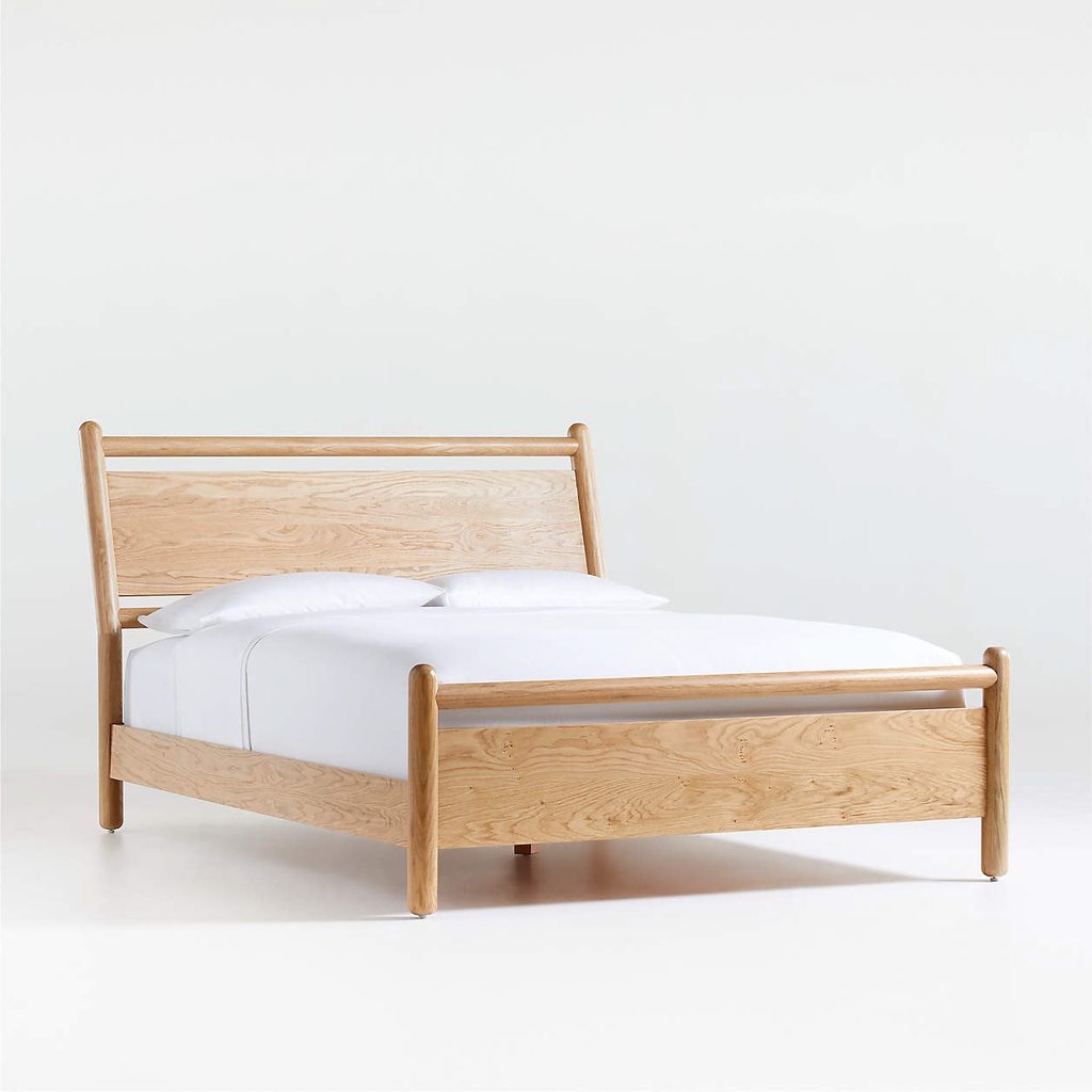 Giường Gỗ Sồi (Oak) Dài 230 Rộng 200 Cao 115 (cm)