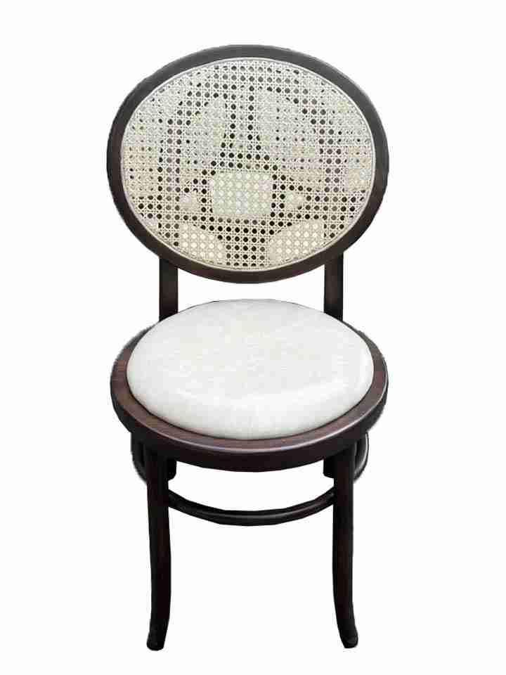 Ghế Thonet Tựa Tròn Gỗ Ash Cao 90 Rộng 43 Sâu 34 (cm)