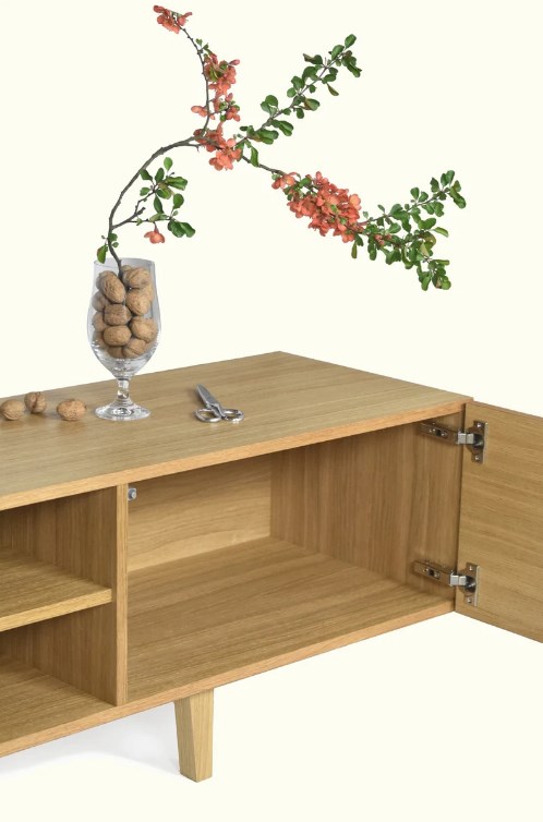 Kệ Tivi Gỗ Sồi (Oak) Dài 180 Rộng 46 Cao 40 (cm)