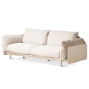 Ghế Sofa Gỗ Sồi Cao 81 Ngang 219 Rộng 90 (cm)