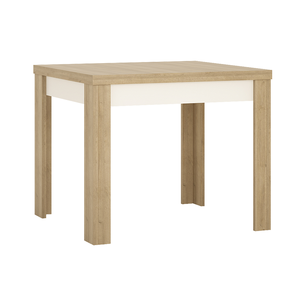 Bàn Ăn Gỗ MDF Phủ Veneer Cao 76.5 Ngang 90 Rộng 90 (cm)