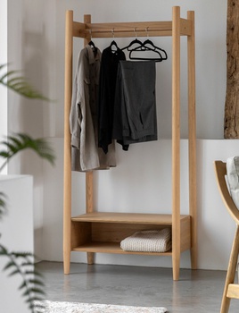 [OAKTQA82] Tủ Quần Áo Gỗ Sồi Cao 170 Ngang 80 Rộng 48 (cm)