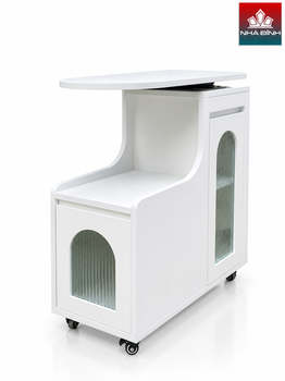 [MDFT42] Tủ Bàn Xoay Gỗ MDF Cao 75 Ngang 70 Rộng 30 (cm)