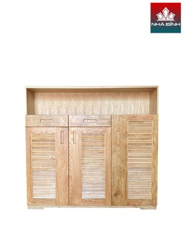 [OAKT81] Tủ Giày Gỗ Sồi Cao 151.8 Ngang 160 Rộng 36.8 (cm)
