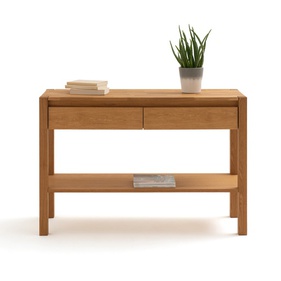 [OAKTTT197] Bàn Trang Trí 2 Ngăn Kéo Gỗ Sồi Dài 120 Cao 80 Sâu 40 (cm)