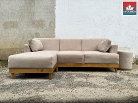 Ghế Sofa Gỗ Sồi (Oak) Dài 210 Rộng 120 (cm)