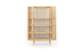 [OAKTTT61] Tủ Trang Trí Gỗ Sồi (Oak) Cao 160 Rộng 120 Sâu 50 (cm)