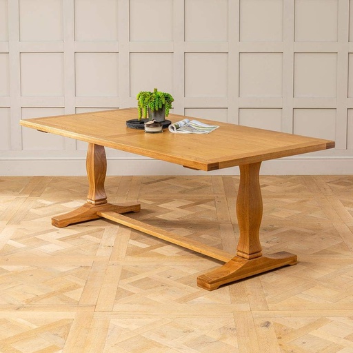 Bàn Ăn Gỗ Sồi (Oak) Cao 75 Dài 240 Rộng 100 (cm)