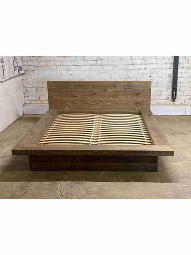 Giường Gỗ Sồi (Oak) Cao 85 Dài 200 Rộng 180 (cm)