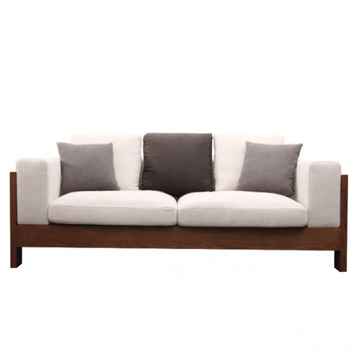 [ASHSF8] Ghế Sofa Gỗ Tần Bì (Ash) Cao 70 Rộng 210 Sâu 95 (cm)