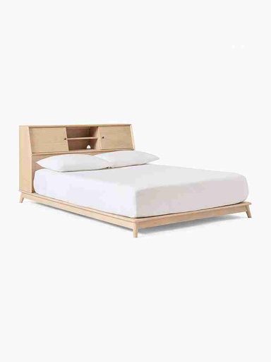 Giường Gỗ Sồi (Oak) Cao 86 Rộng 140 Dài 220 (cm)