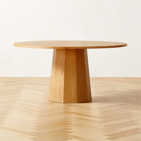 [OAKBA27] Bàn Ăn Hình Tròn Gỗ Sồi (Oak) Đường Kính 152 Cao 75 (cm)