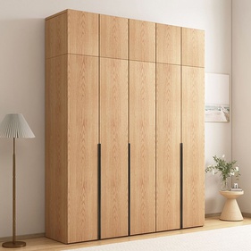 [OAKTQA5C1] Tủ Quần Áo 5 Cánh Gỗ Sồi (Oak) Cao 200 Rộng 200 Sâu 50 (cm)