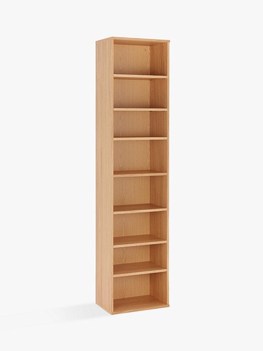 Tủ Sách Gỗ Sồi (Oak) Cao 210 Rộng 50 Sâu 33 (cm)