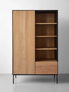 [OAKTQA14] Tủ Quần Áo Gỗ Sồi (Oak) Cao 180 Rộng 110 Sâu 45 (cm)