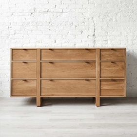 [OAKBTT24] Tủ Đựng Đồ Gỗ Sồi (Oak) Ngang 170 Sâu 50 Cao 85 (cm)