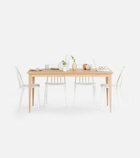 Bàn Ăn Gỗ Sồi (Oak) Dài 160 Ngang 80 Cao 75 (cm)