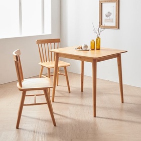 [OKBA2G1] Bàn Ăn Vuông Gỗ Sồi (Oak) Dài 90 Rộng 90 Cao 75 (cm)