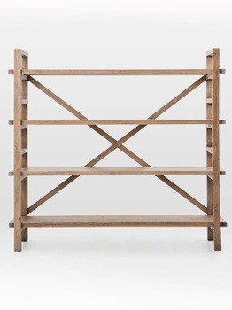 Kệ Trưng Bày Gỗ Sồi (Oak) Dài 200 Cao 180 Sâu 45 (cm)