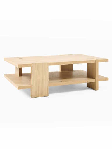 Bàn Trà Gỗ Sồi (Oak) Dài 125 Rộng 75 Cao 40 (cm)