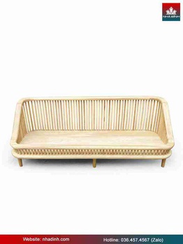 Ghế Sofa Gỗ Ash ( Tần Bì ) Dài 220 Rộng 80 Cao 80 (cm)