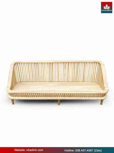 Ghế Sofa Gỗ Ash ( Tần Bì ) Dài 220 Rộng 80 Cao 80 (cm)