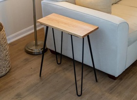 [OAKBTS2] Bàn Kẹp Sofa Gỗ Sồi (Oak) Cao 50 Dài 50 Rộng 20 (cm)