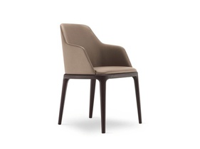 Ghế Grace Gỗ Tần Bì Bọc Simili Cao 81.5 Ngang 53.5 Rộng 54 (cm) (cm)