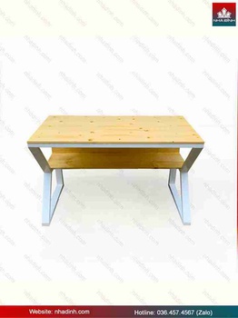 Bàn Làm Việc Gỗ Thông Cao 75 Dài 120 Rộng 60 (cm)