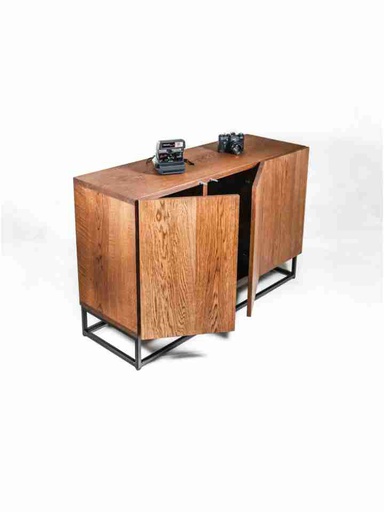 Tủ Console Trang Trí Phòng Khách Gỗ Tần Bì (Ash) Dài 120 Rộng 42 Cao 77 (cm)