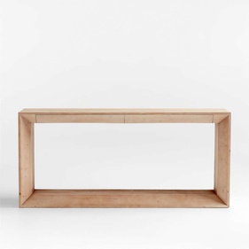 [GTBTT1] Bàn Console Gỗ Thông Sơn Trắng Dài 183 Rộng 41 Cao 83 (cm)