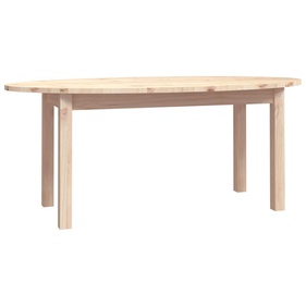 [GTBSF9] Bàn Trà Hình Oval Gỗ Thông Dài 110 Rộng 55 Cao 45 (cm)