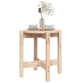 [GTBTS2] Bàn Góc Sofa Gỗ Thông Đường Kính 42.5 Cao 45 (cm)