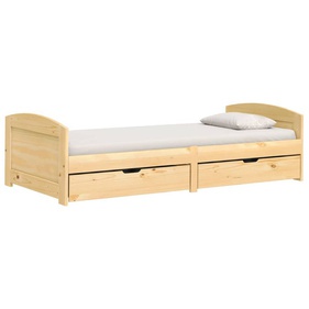 [GTGI24] Giường Ngủ Trẻ Em 2 Hộc Kéo Gỗ Thông Dài 205 Rộng 96 Cao 56 (cm)
