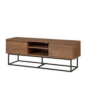 [OAKTTV61] Tủ Tivi Gỗ Sồi Kết Hợp Chân Sắt Dài 140 Cao 50 Sâu 40 (cm)