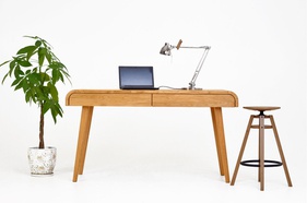 [OAKBLV123] Bàn Làm Việc Gỗ Sồi Cao 76 Rộng 140 Sâu 60 (cm)