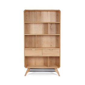 [OAKTS38] Tủ Sách Gỗ Sồi Cao 200 Ngang 110 Rộng 35 (cm)