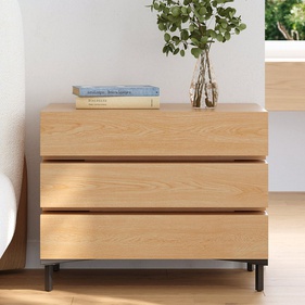 [OAKGI169] Tab Đầu Giường Gỗ Sồi Cao 41 Ngang 80 Rộng 60 (cm)