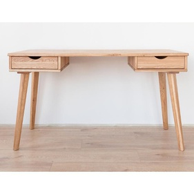 [OAKBLV204] Bàn Làm Việc Gỗ Sồi Cao 75 Ngang 137.5 Rộng 55 (cm)